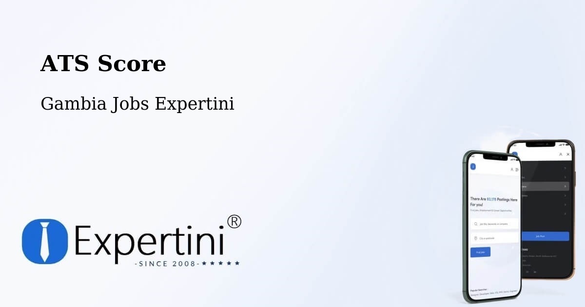 Resume ATS Score & Job Description Match Tool – Saba - Gambia Jobs Expertini