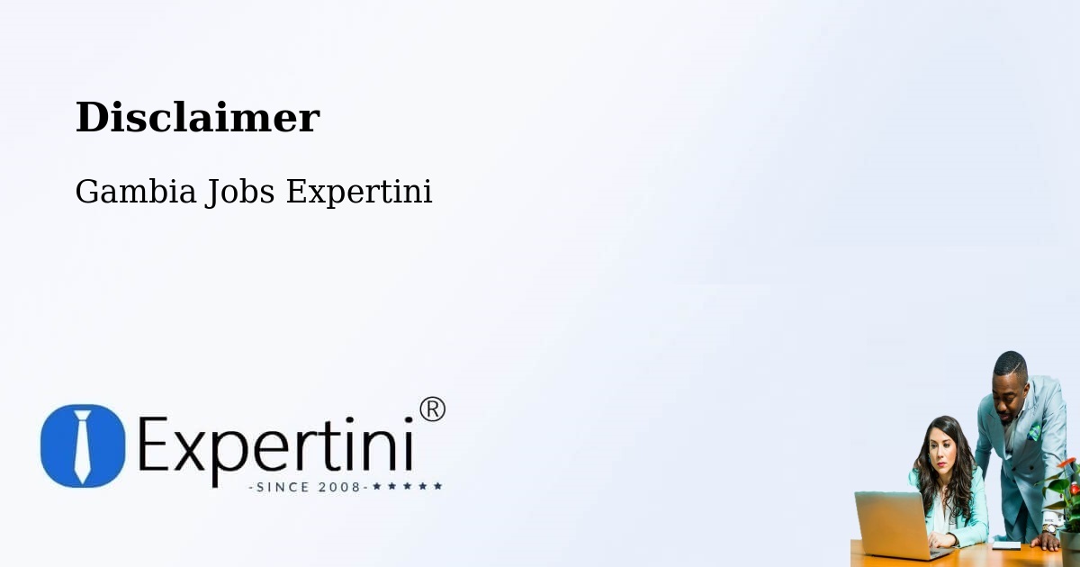 Disclaimer – Saba - Gambia Jobs Expertini