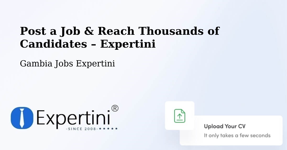 Post a Job in Saba – Hire the Right Talent - Saba, Gambia Jobs Expertini
