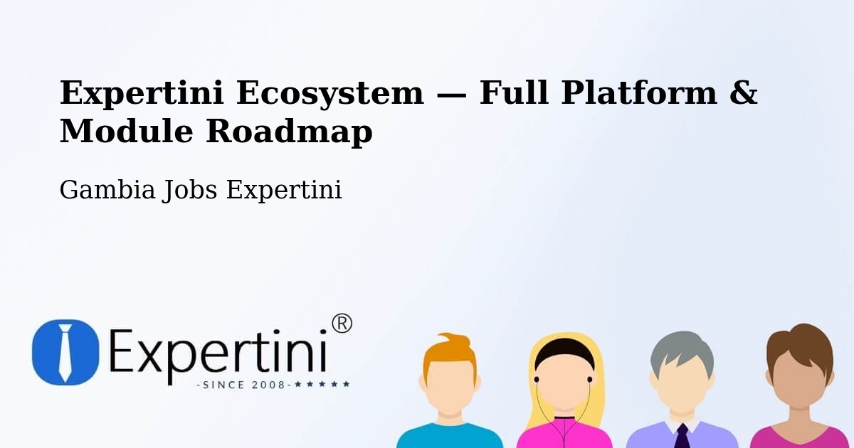 Expertini Ecosystem — Full Platform & Module Roadmap – Saba