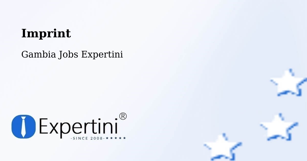 Imprint – Saba - Gambia Jobs Expertini