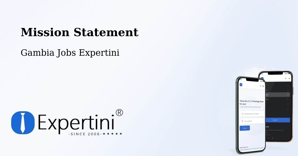 Corporate Mission – Saba - Gambia Jobs Expertini